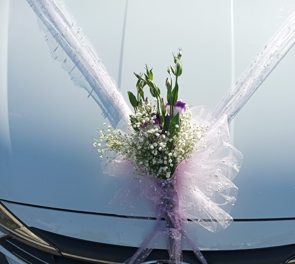 קישוט רכב חתונה